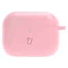 Silikonowe etui z karabińczykiem Bizon Case Headphone Silicone do AirPods Pro 3, różowe