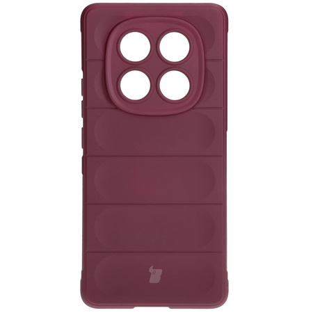 Pancerne etui Bizon Case Tur do Xiaomi Redmi Note 14 Pro 4G, burgundowe