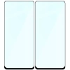 Szkło hartowane Bizon Glass Edge Duo do Galaxy XCover 7 Pro / 6 Pro, czarna ramka, 2 sztuki