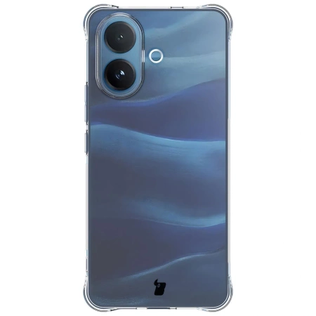 Elastyczne etui + 2x folia na ekran Bizon Case Clear Pack do Vivo V60 Lite 5G