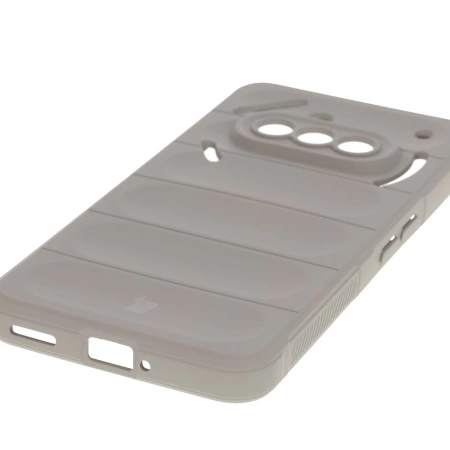 Pancerne etui Bizon Case Tur do Nothing Phone (3a), jasnoszare
