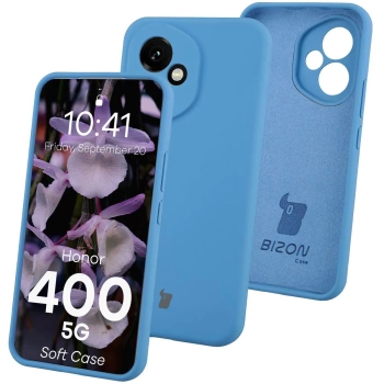 Silikonowe etui Bizon Soft Case do Honor 400, niebieskie