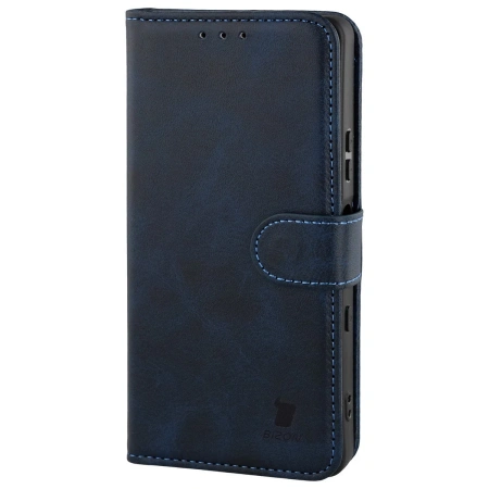 Etui z klapką Bizon Case Pocket do Sony Xperia 10 VII, granatowe