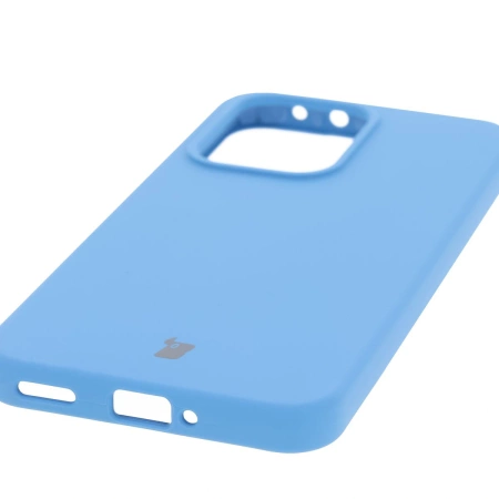 Silikonowe etui Bizon Soft Case do Oppo Reno13, niebieskie