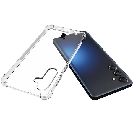 Elastyczne etui Bizon Case Salpa do Galaxy M55 5G, przezroczyste