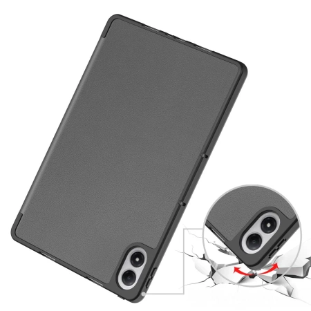 Etui z klapką Bizon Case Tab Lizard do Xiaomi Redmi Pad 2 Pro, szare
