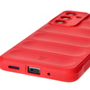 Pancerne etui Bizon Case Tur do Galaxy M55 5G, czerwone