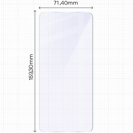 Elastyczne szkło hybrydowe Bizon Glass Mule do Xiaomi Poco M7 Pro 5G