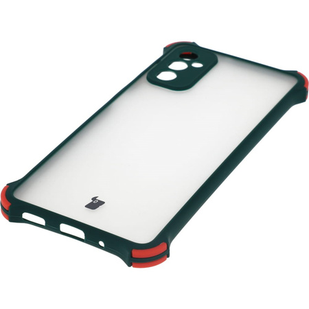 Etui Bizon Case AntiShock Hybrid do Galaxy M52, ciemnozielone