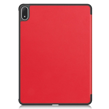 Etui z klapką Bizon Case Tab Croc do OnePlus Pad 3 / 2 Pro / OPPO Pad 4 / 4 Pro, czerwone
