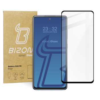 Szkło hartowane Bizon Glass Edge do Galaxy S20 FE, czarne