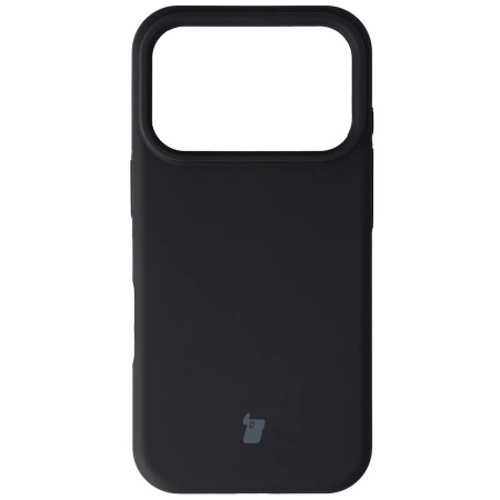 Silikonowe etui Bizon Soft Case do iPhone 17 Pro, czarne