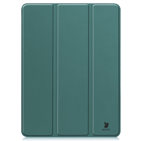 Etui Bizon Case Tab Lizard do iPad Pro 11" 5 gen. 2024, ciemnozielone