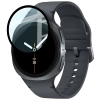 Szkło hybrydowe Bizon Glass Watch Edge Hybrid dla Galaxy Watch 8 40 mm, czarne