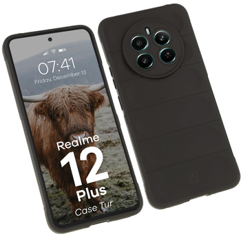 Pancerne etui Bizon Case Tur do Realme 12+, czarne