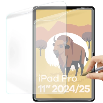 Folia imitująca papier Bizon Film Tab Papirus Duo do iPad Pro 11" 2025 / 2024, 2 sztuki