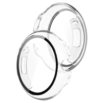 Etui ze szkłem do zegarka Bizon Case+Glass Watch do Google Pixel Watch 4 41 mm, przezroczyste
