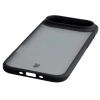 Etui Bizon Case Angelo do iPhone Air, przydymione z czarną ramką