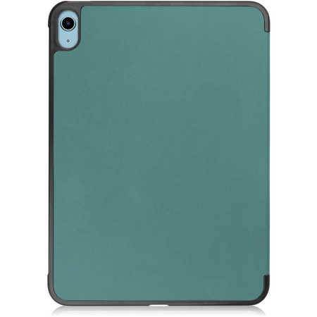 Etui Bizon Case Tab Croc do Apple iPad 10 10.9 2022, ciemnozielone