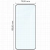 Szkło hartowane Bizon Glass Edge 2 do Vivo V50 Lite 4G / 5G, czarna ramka