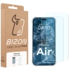 Elastyczne etui + 2x szkło hartowane Bizon Case Clear Pack do iPhone Air