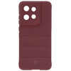 Pancerne etui Bizon Case Tur do Motorola Edge 50 Neo/60 Neo, burgundowe