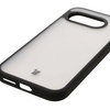 Etui Bizon Case Angelo do Google Pixel 9a, półprzezroczyste z czarną ramką