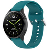 Pasek silikonowy do smartwatcha, Bizon Strap Watch Silicone Pro N, Quick Release 22 mm, ciemnoturkusowy