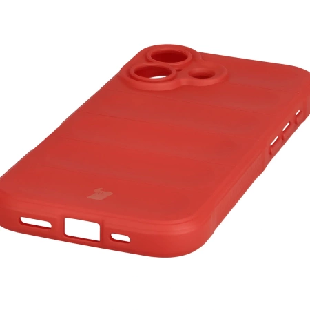 Pancerne etui Bizon Case Tur do iPhone 17, czerwone