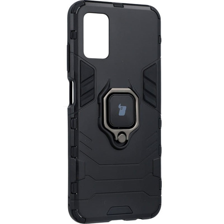 Etui Bizon Case Armor Ring do Galaxy A03S, czarne