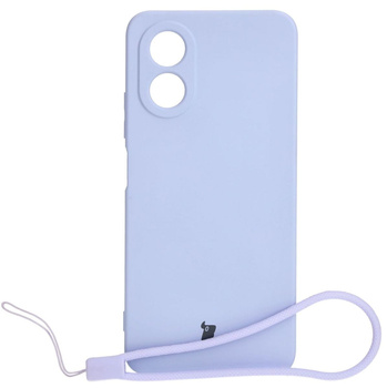 Etui Bizon Case Silicone do Oppo A38 4G, jasnofioletowe