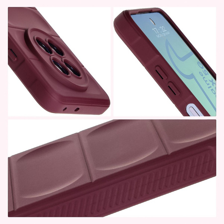 Pancerne etui Bizon Case Tur do Realme 12 / 12x, burgundowe