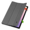 Etui z klapką Bizon Case Tab Croc do Galaxy Tab S11, szare
