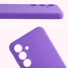 Silikonowe etui Bizon Soft Case do Galaxy S25 FE, fioletowe