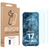 Elastyczne etui + 2x szkło hartowane Bizon Case Clear Pack do iPhone 17 Pro Max