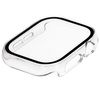 Etui ze szkłem do zegarka Bizon Case+Glass Watch do Apple Watch 11 / 10 (46mm), przeźroczyste
