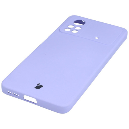 Etui Bizon Case Silicone do Xiaomi Poco X4 Pro 5G, jasnofioletowe
