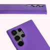 Silikonowe etui Bizon Soft Case do Galaxy S23 Ultra, fioletowe