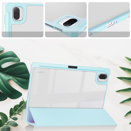 Etui Bizon Case Tab Clear Matt do Xiaomi Pad 5 / 5 Pro 11.0, błękitne