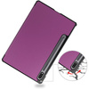 Etui Bizon Case Tab Croc do Galaxy Tab S8 / S7, ciemnofioletowe