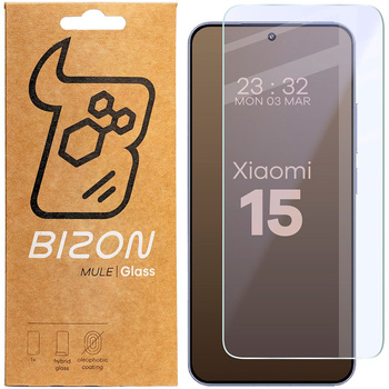 Elastyczne szkło hybrydowe Bizon Glass Mule do Xiaomi 15