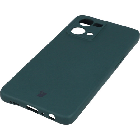 Etui Bizon Case Silicone do OPPO Reno 7 4G, ciemnozielone