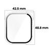 Etui ze szkłem do zegarka Bizon Case+Glass Watch do Apple Watch 11 / 10 (46mm), przeźroczyste
