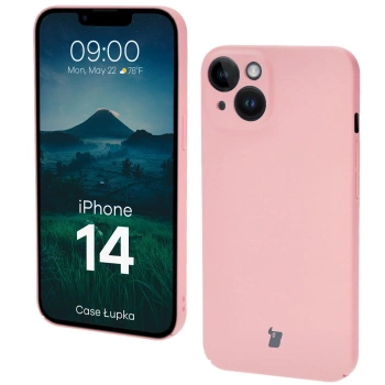 Etui Bizon Case Łupka do iPhone 14, różowe