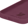 Etui silikonowe do iPhone 15 Pro Bizon Soft Case, ciemnofioletowe