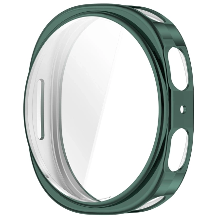 Etui z osłoną ekranu Bizon Case Watch Felipe do Galaxy Watch 8 44 mm, zielone