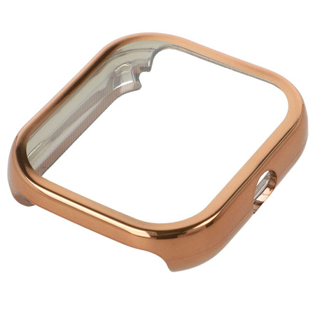 Etui Bizon Case Watch Felipe do Xiaomi Redmi Watch 4, różowozłote