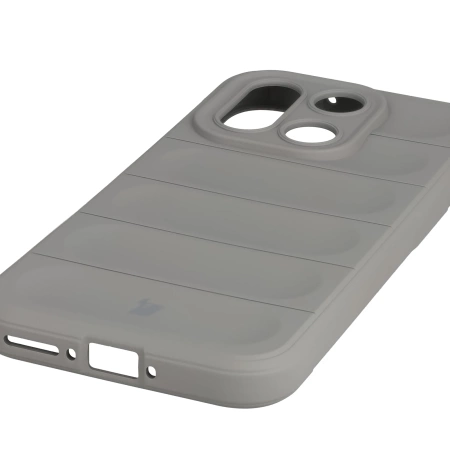 Pancerne etui Bizon Case Tur do OnePlus 15, jasnoszare