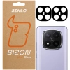 Szkło na aparat Bizon Glass Silk Lens do Xiaomi Redmi Note 14 Pro Plus 5G, 2 sztuki