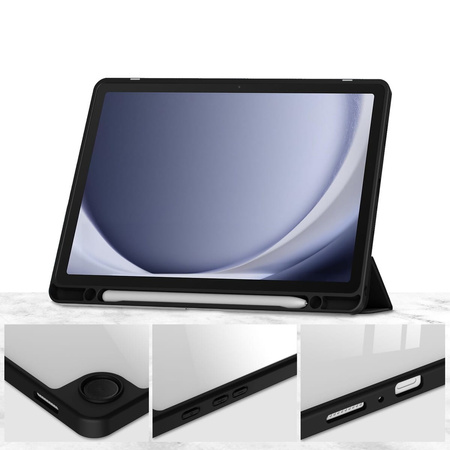 Etui Bizon Case Tab Clear Matt do Galaxy Tab A9 Plus, czarne
